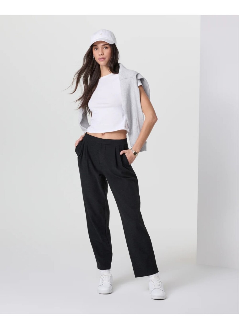 Nwt Vuori Women Elevation Ankle Trouser Pant. Sz M Black (#25) - Picture 2 of 5